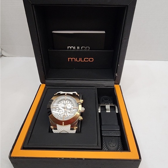 MULCO Women's MW5-3069-015 Kripton Snap Analog Display Swiss Quartz Black Watch - Picture 3 of 11